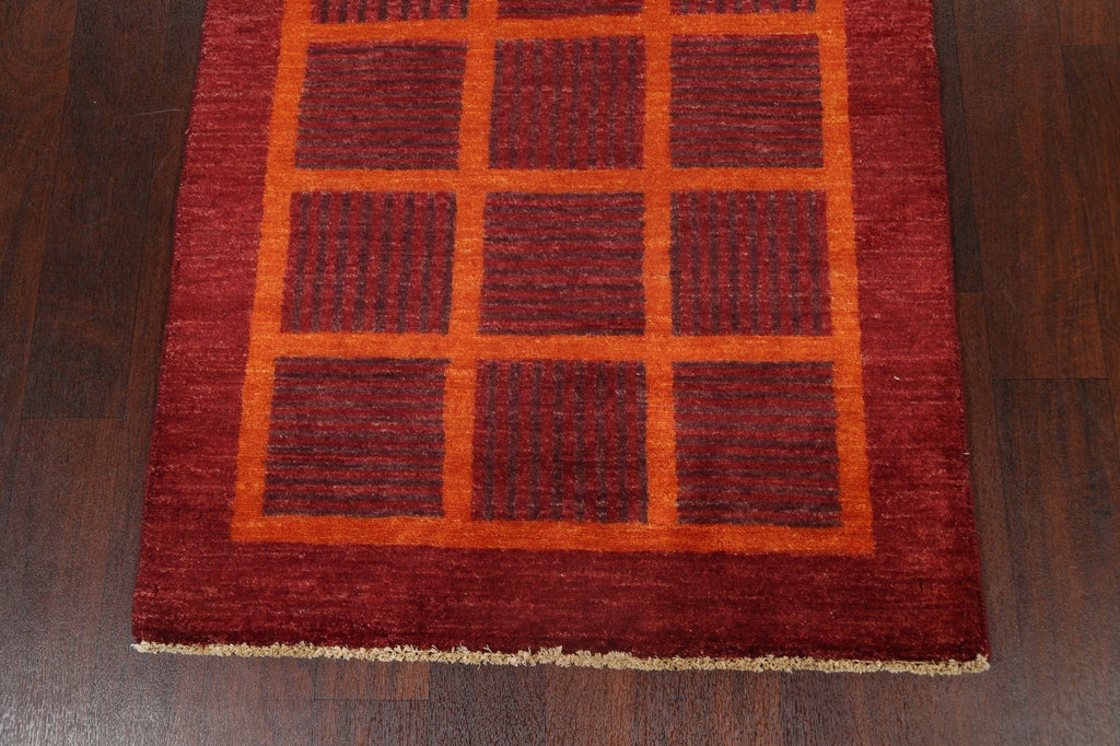 Geometric Gabbeh Kashkoli Oriental Area Rug 3x5