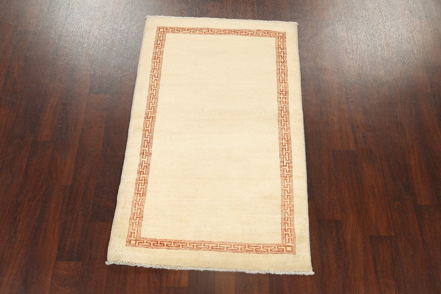 Bordered Gabbeh Kashkoli Oriental Area Rug 3x5