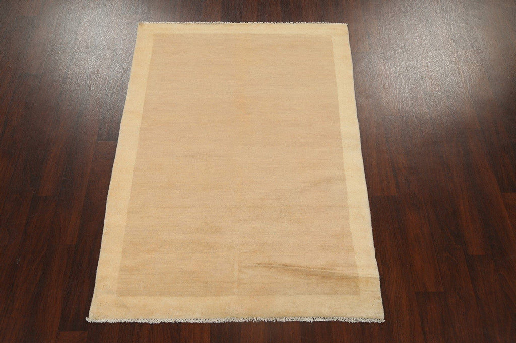 Modern Gabbeh Kashkoli Oriental Area Rug 4x6