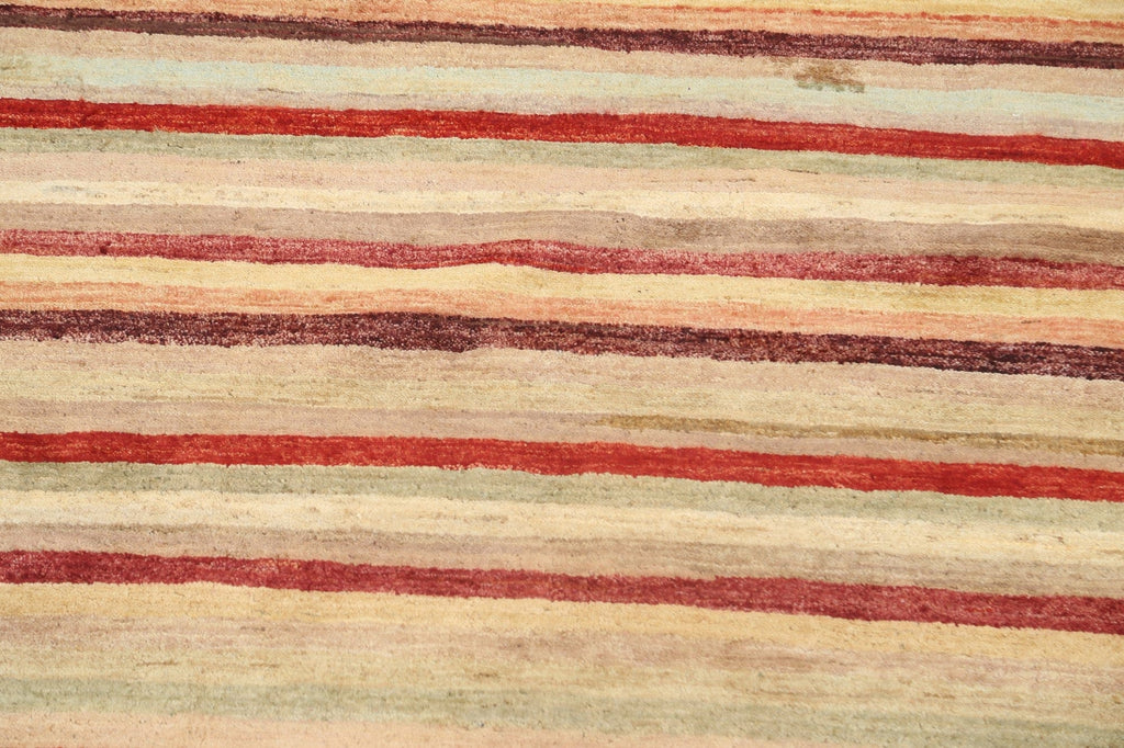 Stripe Modern Gabbeh Kashkoli Oriental Area Rug 4x6