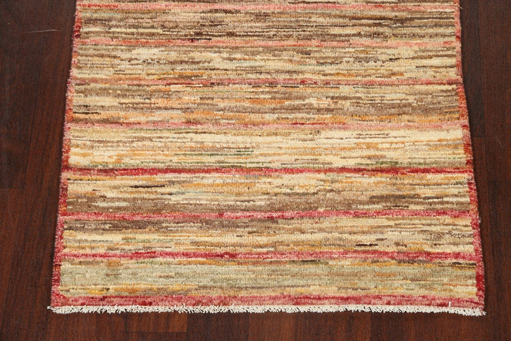 Modern Gabbeh Kashkoli Oriental Area Rug 3x5