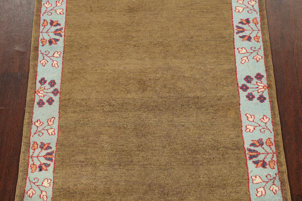 Bordered Gabbeh Kashkoli Oriental Area Rug 3x5