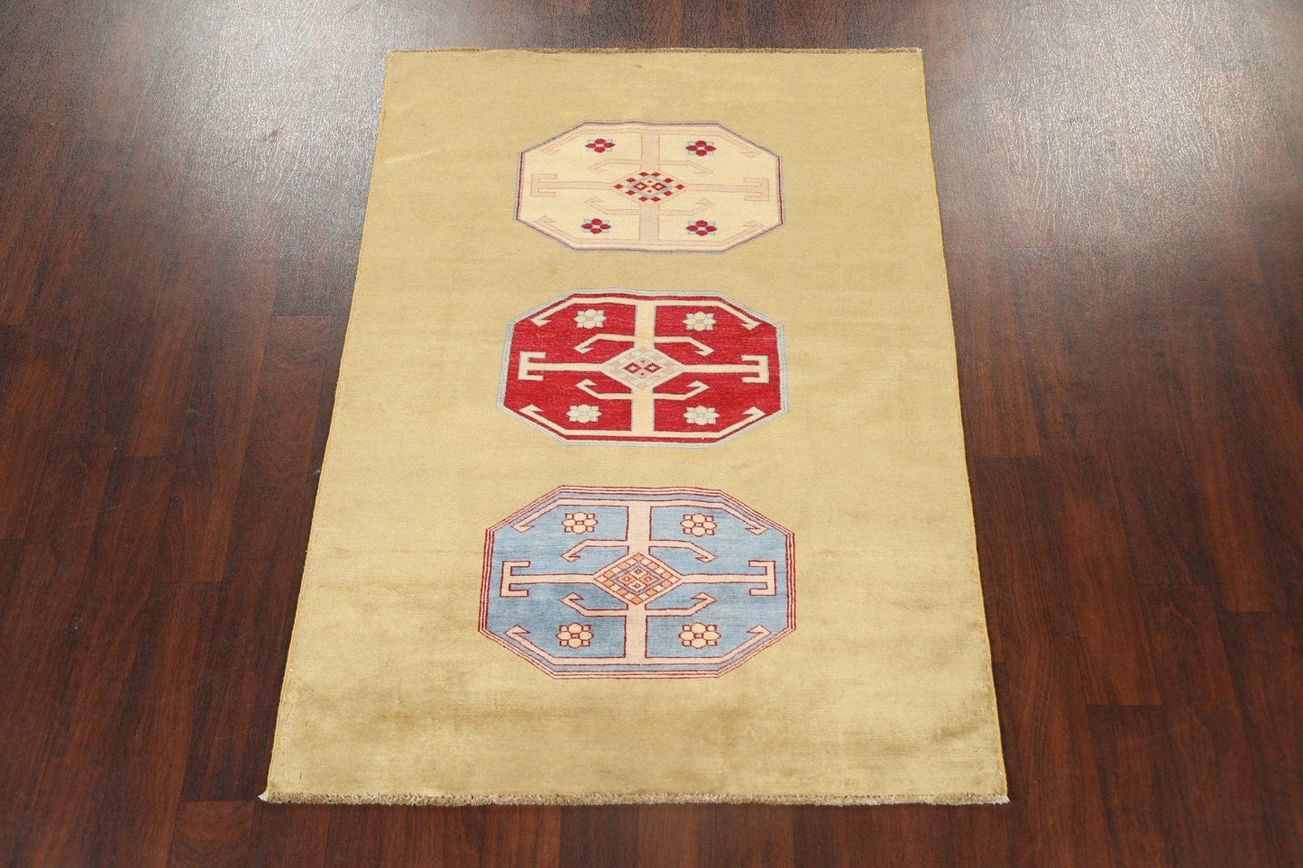 Geometric Gabbeh Kashkoli Oriental Area Rug 4x6