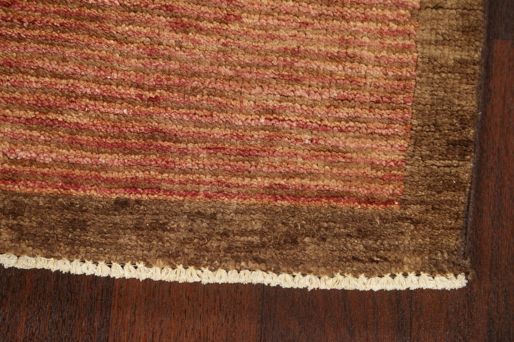 Bordered Gabbeh Kashkoli Oriental Runner Rug 3x12