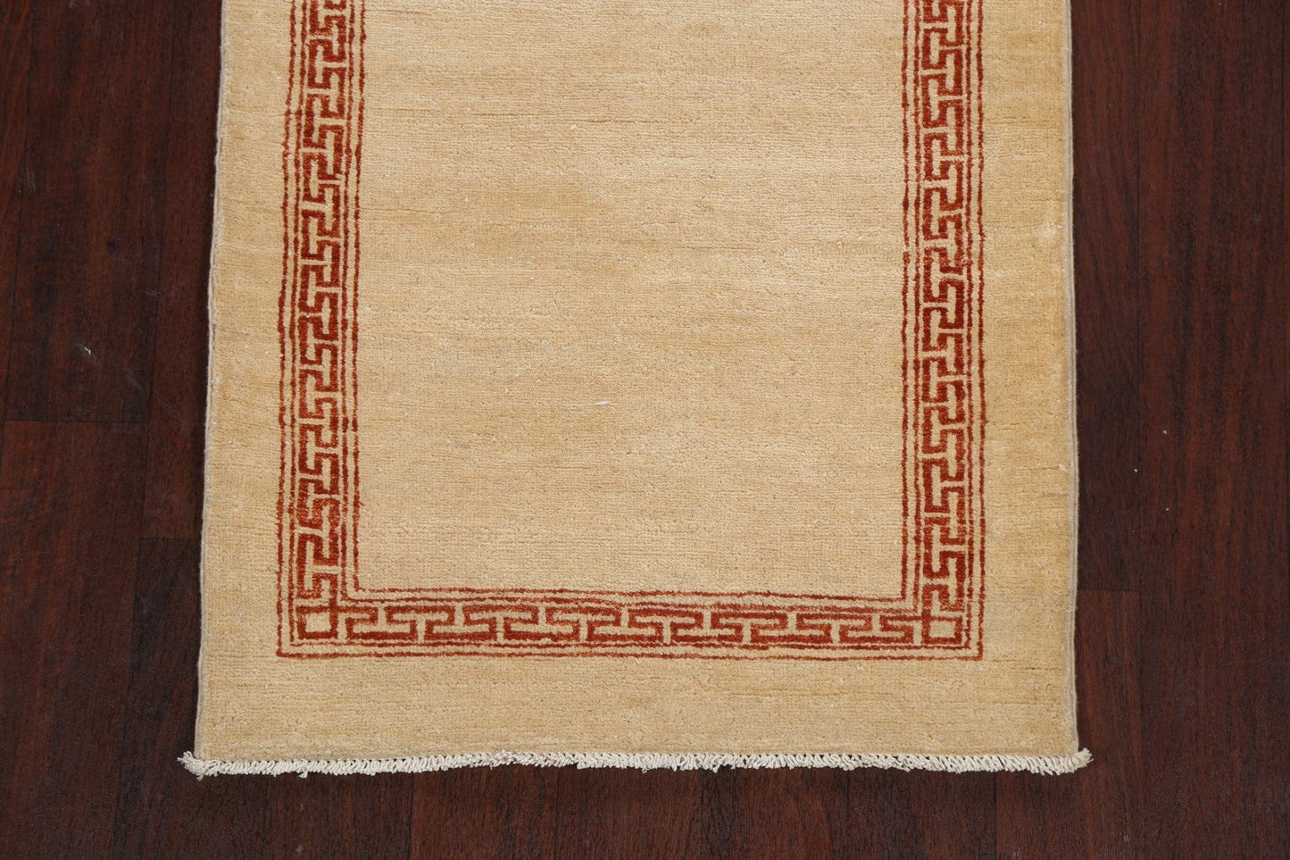 Bordered Gabbeh Kashkoli Oriental Runner Rug 3x10