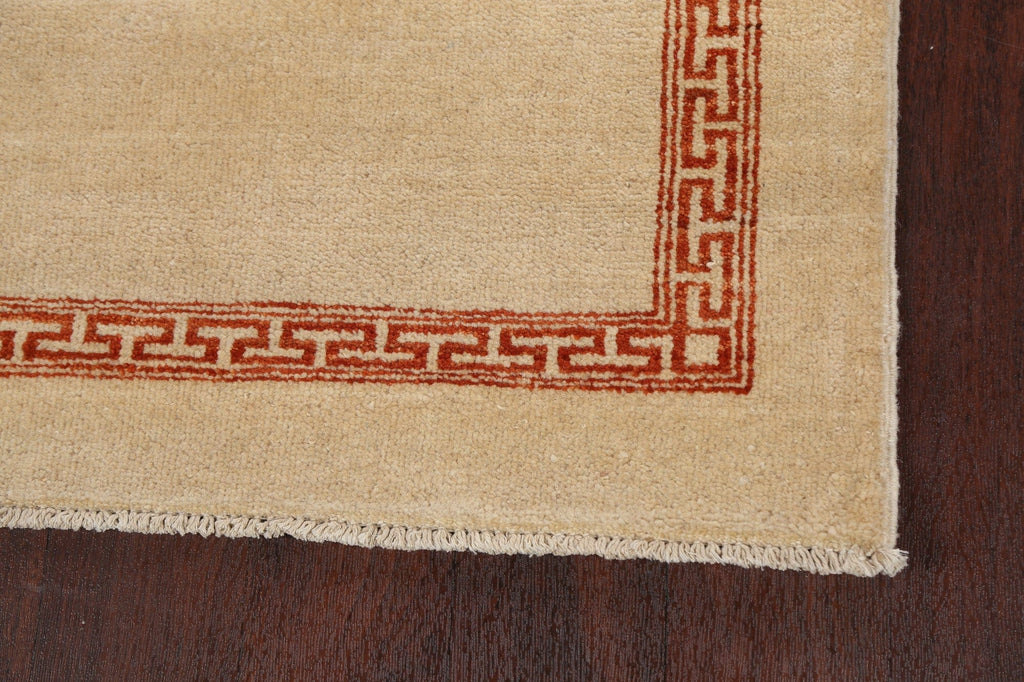 Bordered Gabbeh Kashkoli Oriental Runner Rug 3x9