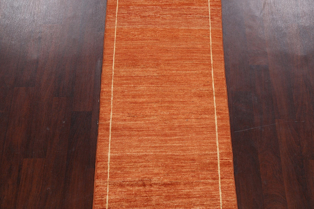 Gabbeh Kashkoli Oriental Runner Rug 3x9