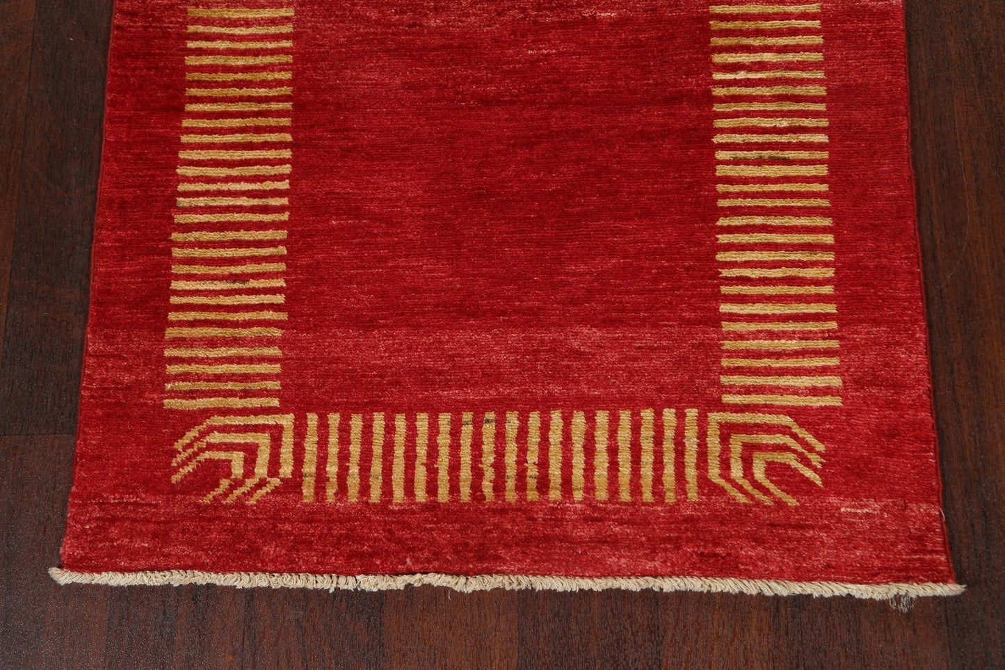 Gabbeh Kashkoli Oriental Runner Rug 3x8