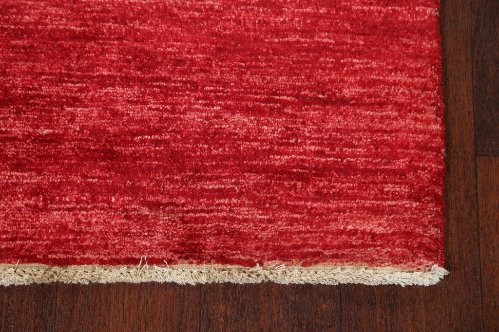 Striped Gabbeh Kashkoli Oriental Runner Rug 3x10