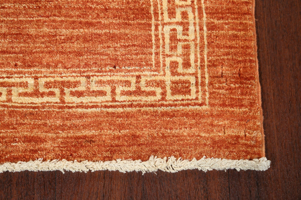 Bordered Gabbeh Kashkoli Oriental Runner Rug 3x9