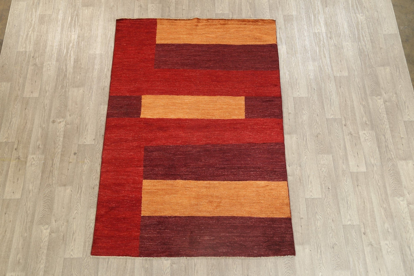 Geometric Gabbeh Kashkoli Oriental Area Rug 5x8