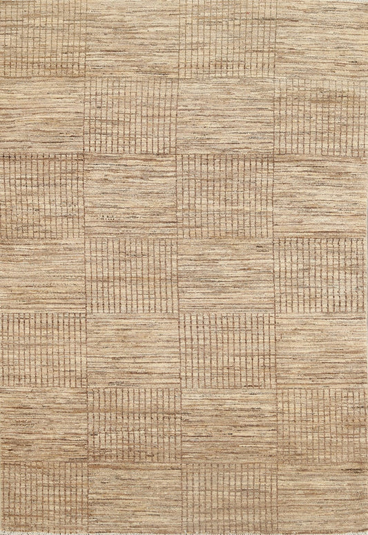 Contemporary Gabbeh Kashkoli Oriental Area Rug 5x7