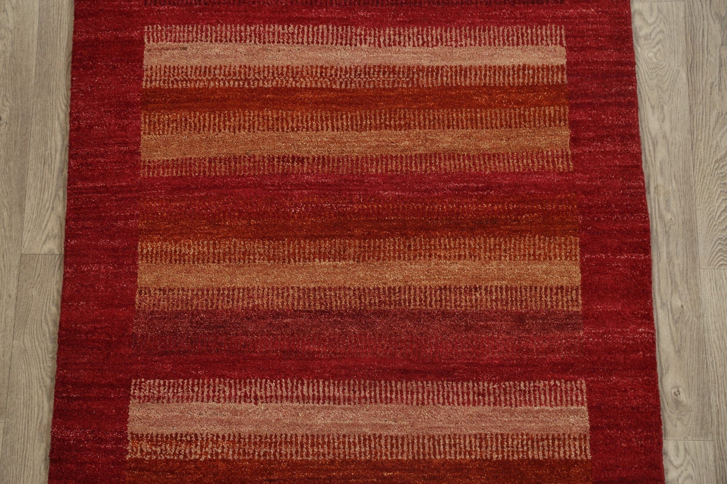 Contemporary Gabbeh Kashkoli Oriental Area Rug 4x6