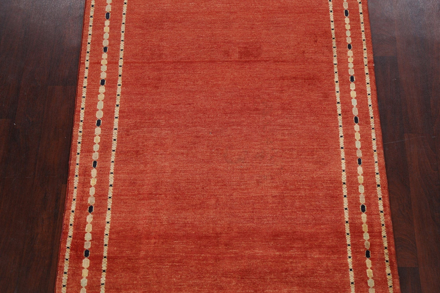 Bordered Gabbeh Kashkoli Oriental Area Rug 5x7