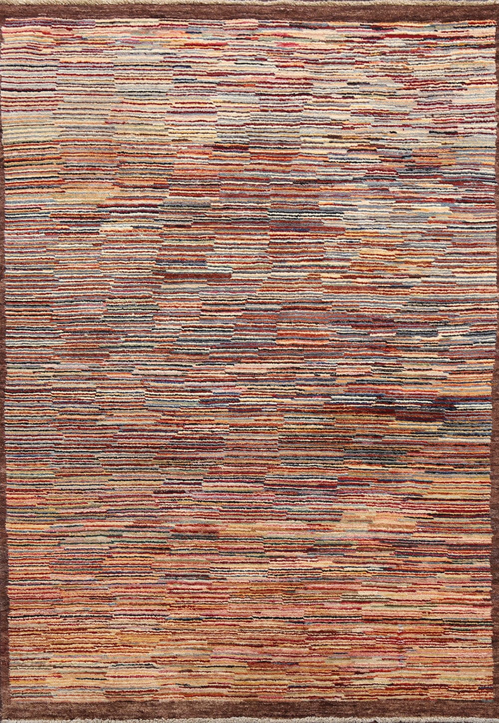 Abstract Gabbeh Kashkoli Oriental Area Rug 5x6