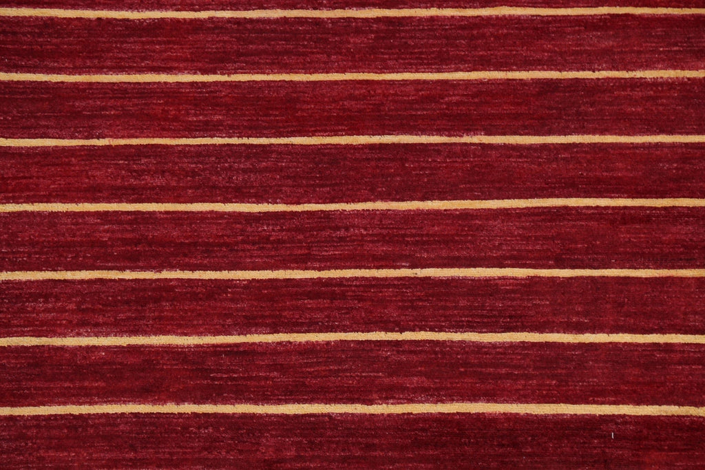 Stripe Gabbeh Kashkoli Oriental Area Rug 5x6