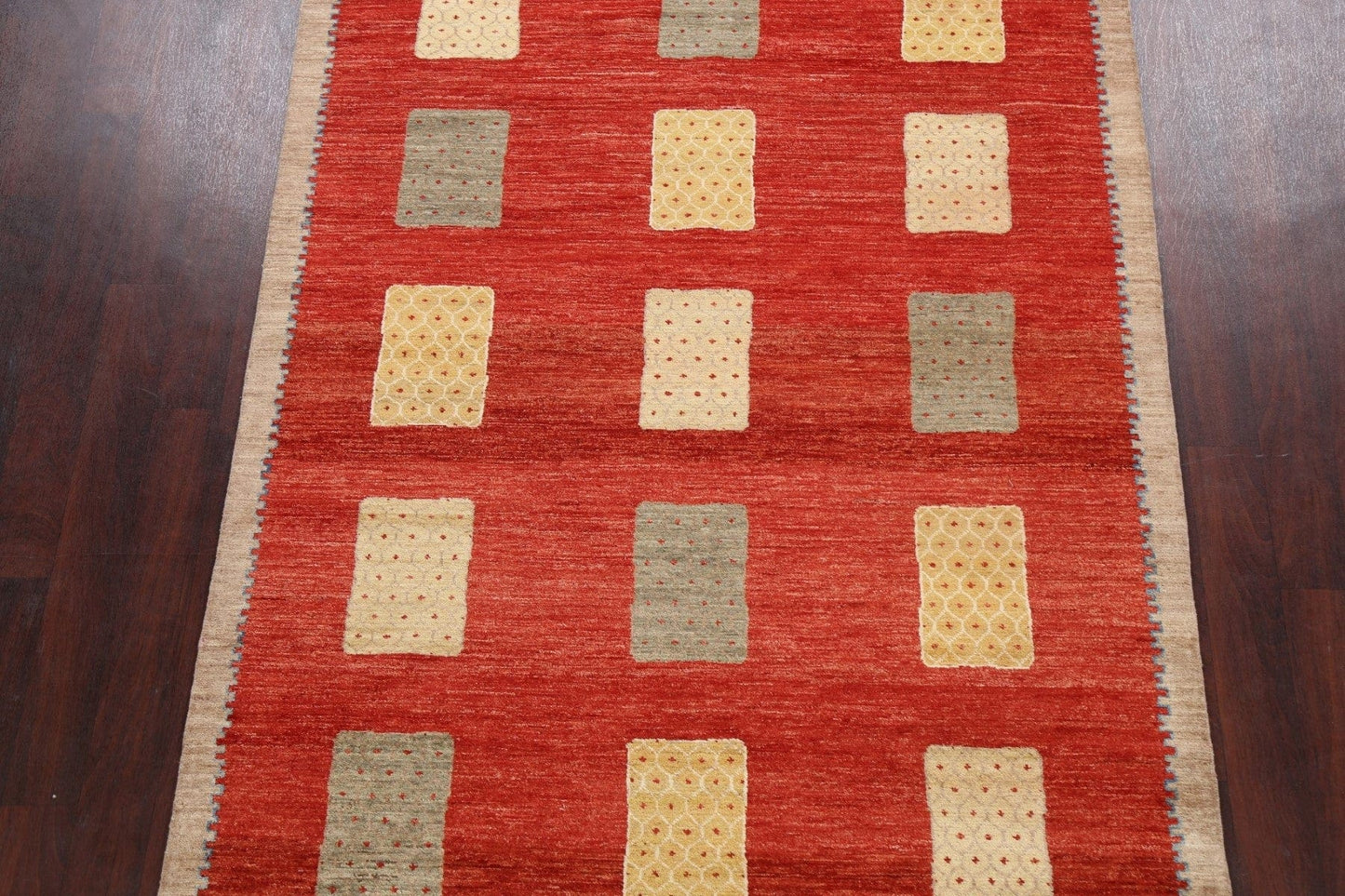 Geometric Gabbeh Kashkoli Oriental Area Rug 6x8