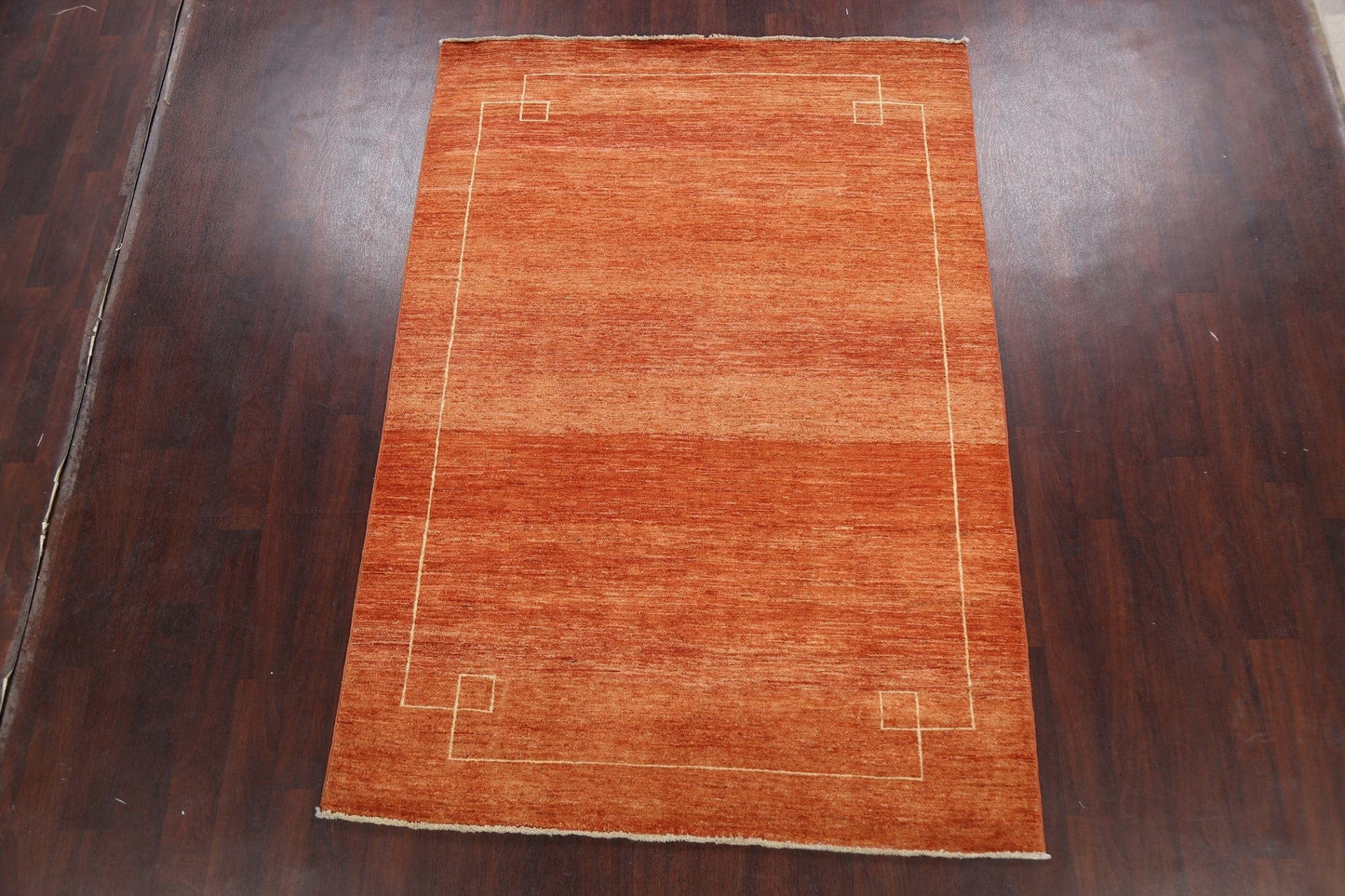 Modern Gabbeh Kashkoli Oriental Area Rug 6x8