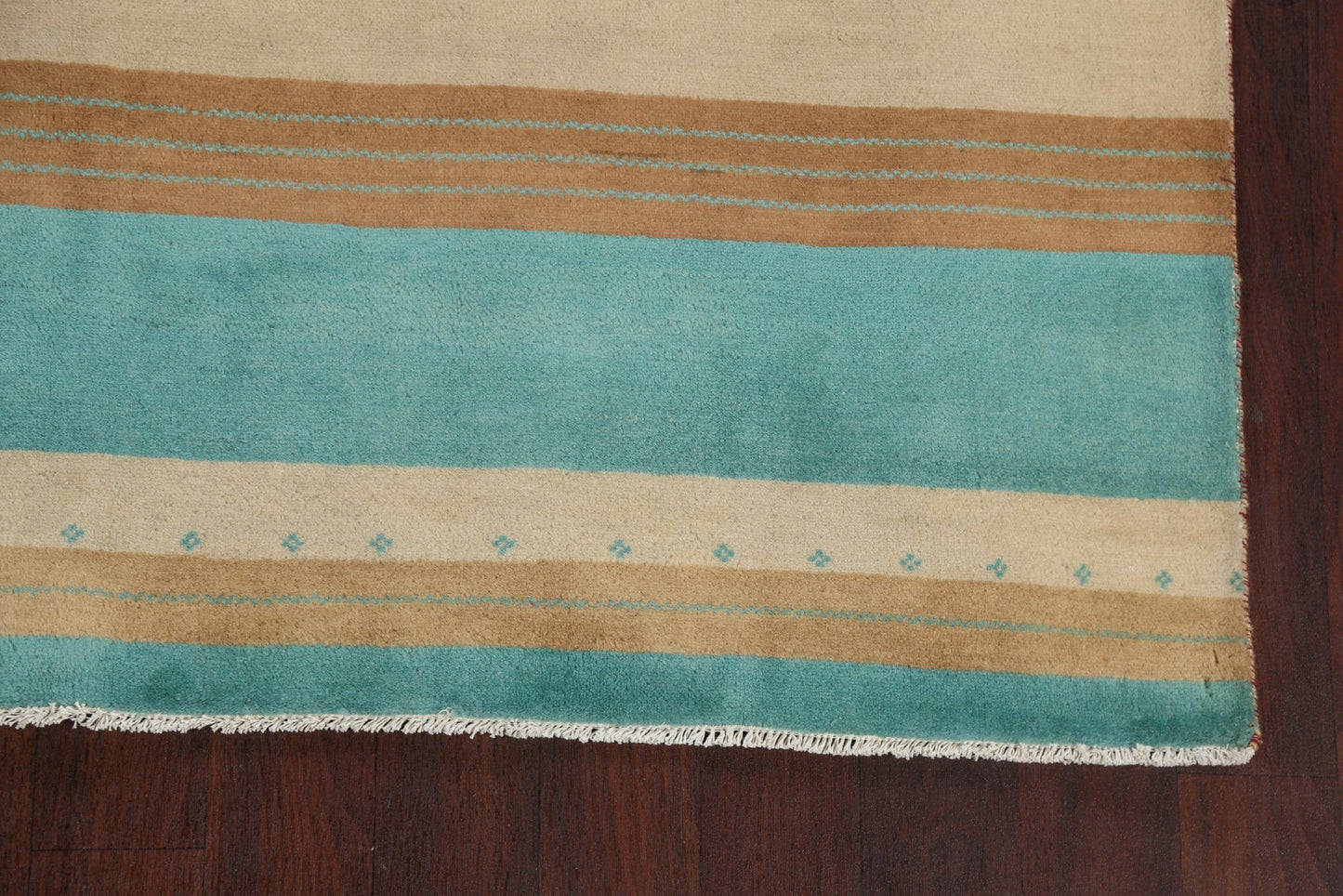 Stripe Gabbeh Kashkoli Oriental Area Rug 6x9