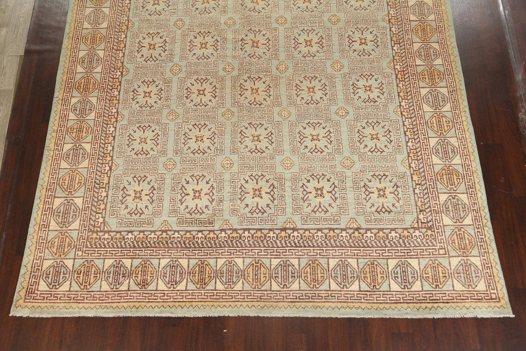 Geometric Khotan Oriental Area Rug 10x13