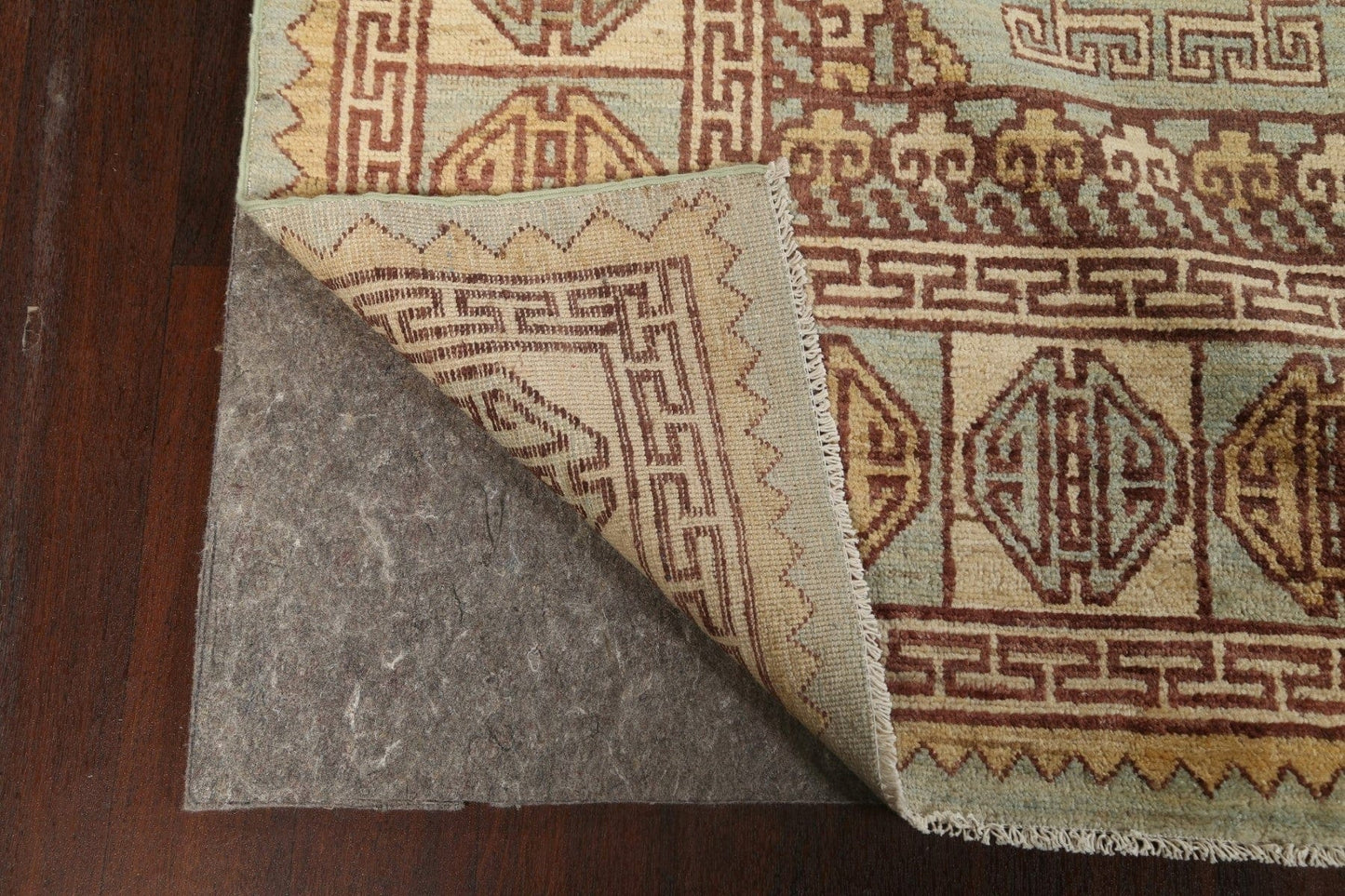 Geometric Khotan Oriental Area Rug 10x13