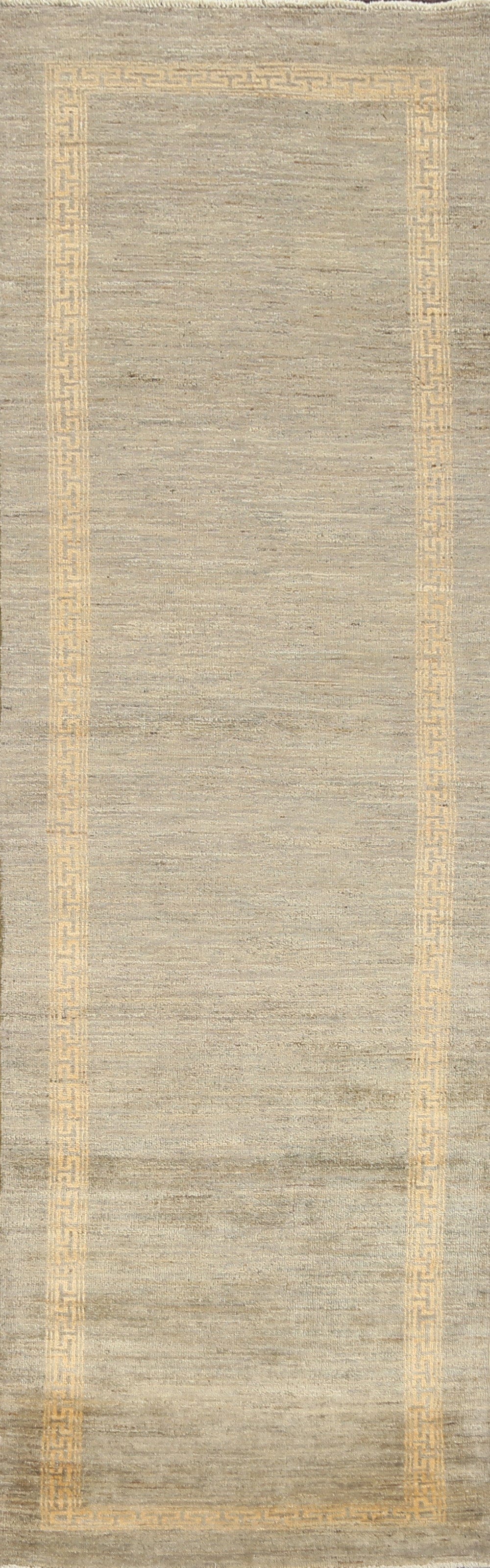 Modern Gabbeh Kashkoli Oriental Runner Rug 3x10