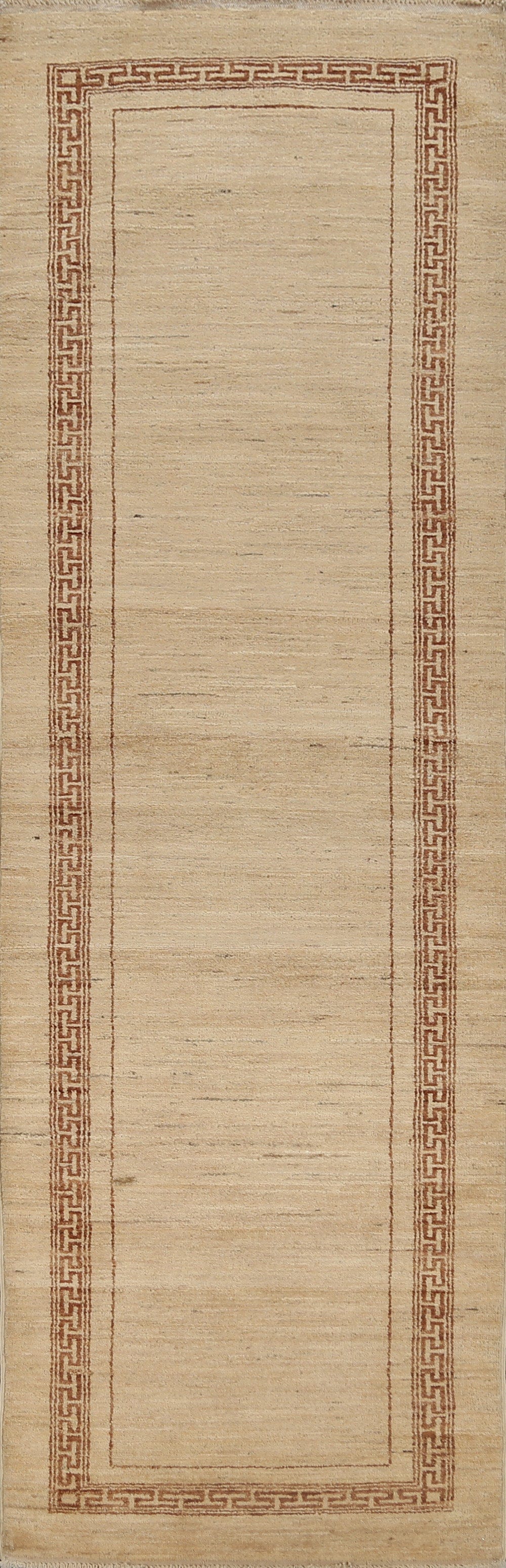 Bordered Gabbeh Kashkoli Oriental Runner Rug 3x9