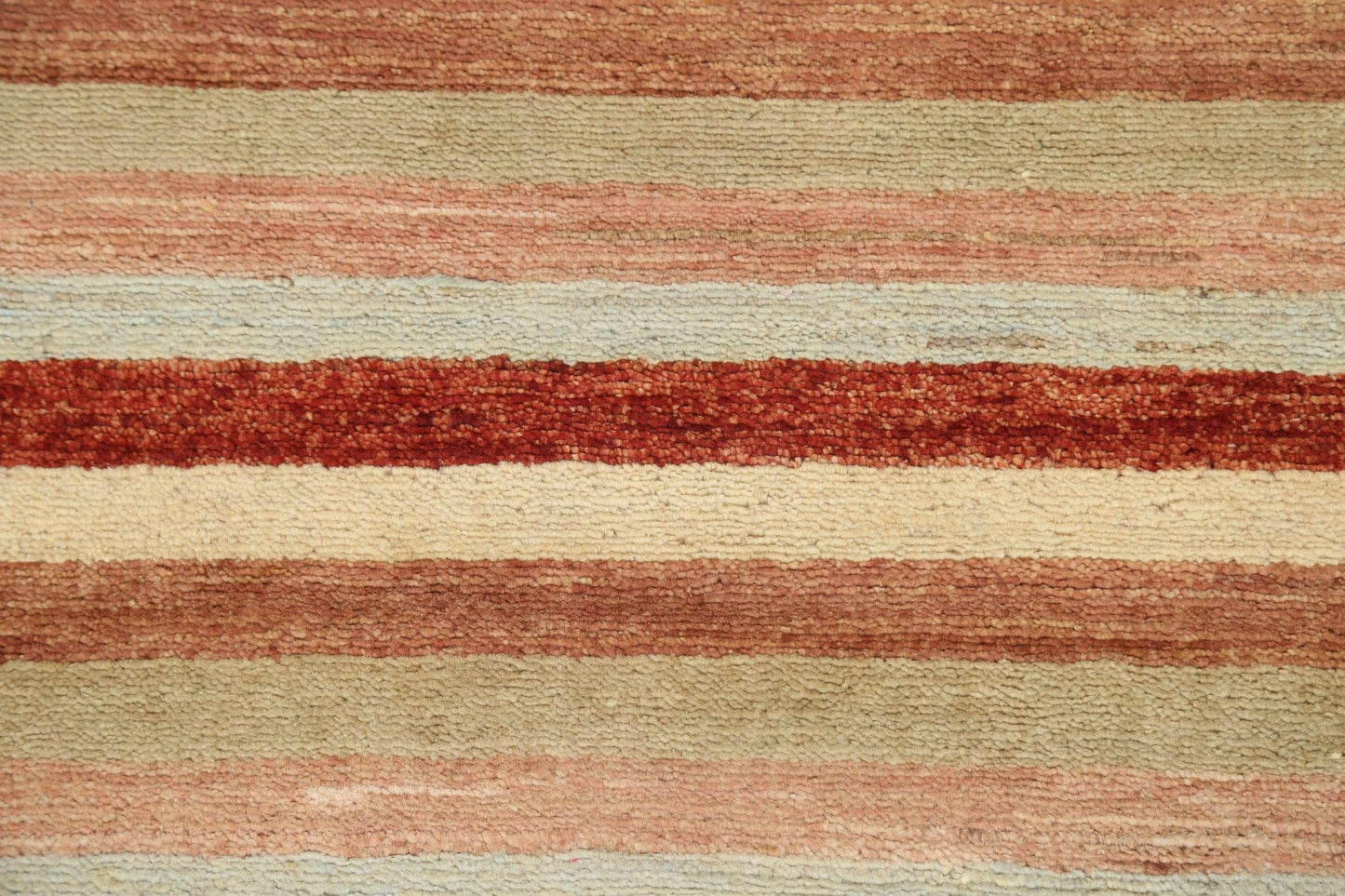 Striped Gabbeh Kashkoli Oriental Runner Rug 3x10