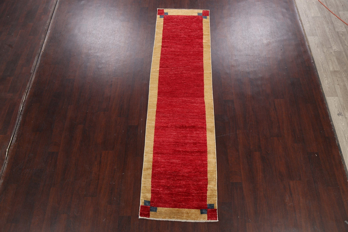 Contemporary Gabbeh Kashkoli Oriental Runner Rug 3x10