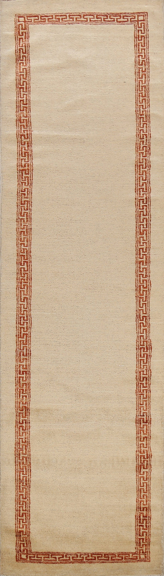 Contemporary Gabbeh Kashkoli Oriental Runner Rug 3x10