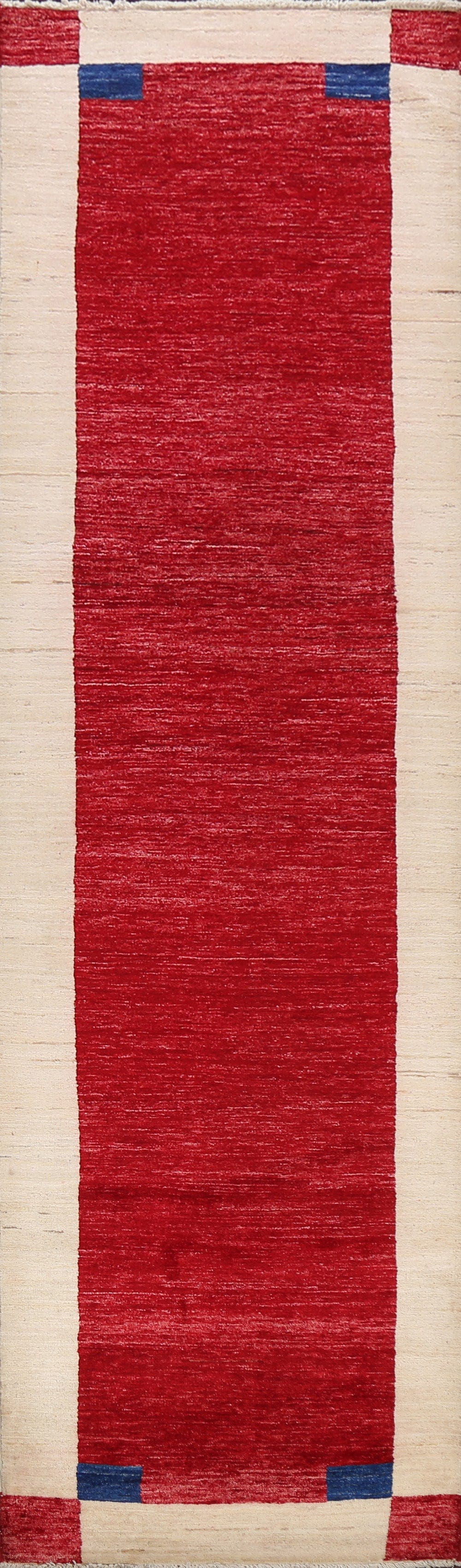 Contemporary Gabbeh Kashkoli Oriental Runner Rug 3x10