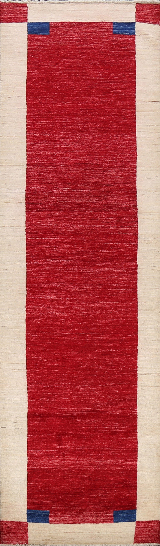 Contemporary Gabbeh Kashkoli Oriental Runner Rug 3x10