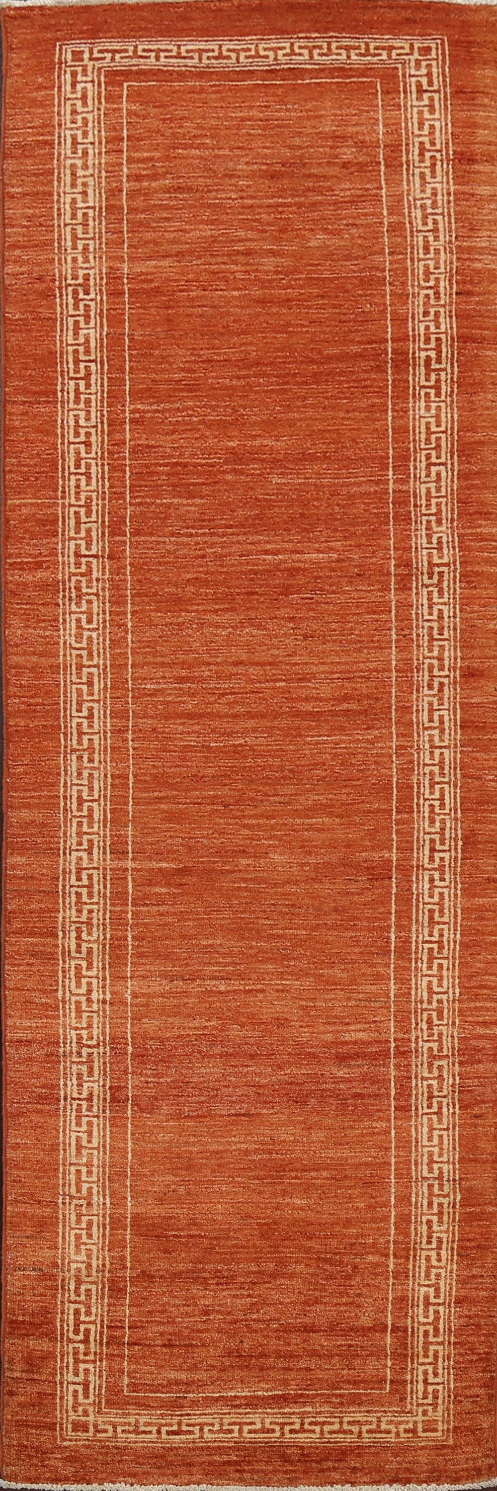 Contemporary Gabbeh Kashkoli Oriental Runner Rug 3x9