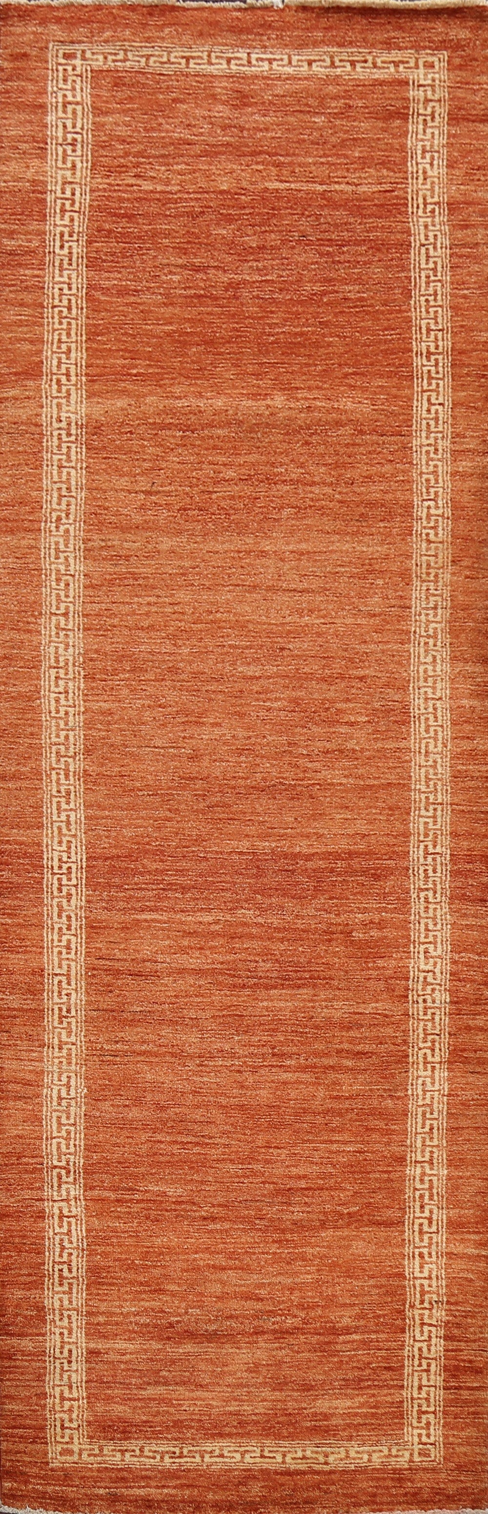 Contemporary Gabbeh Kashkoli Oriental Runner Rug 3x9