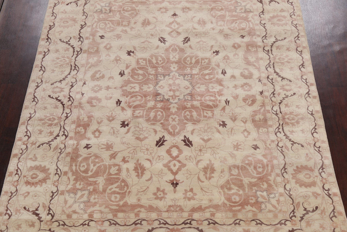 100% Vegetable Dye Kashan Oriental Area Rug 8x10