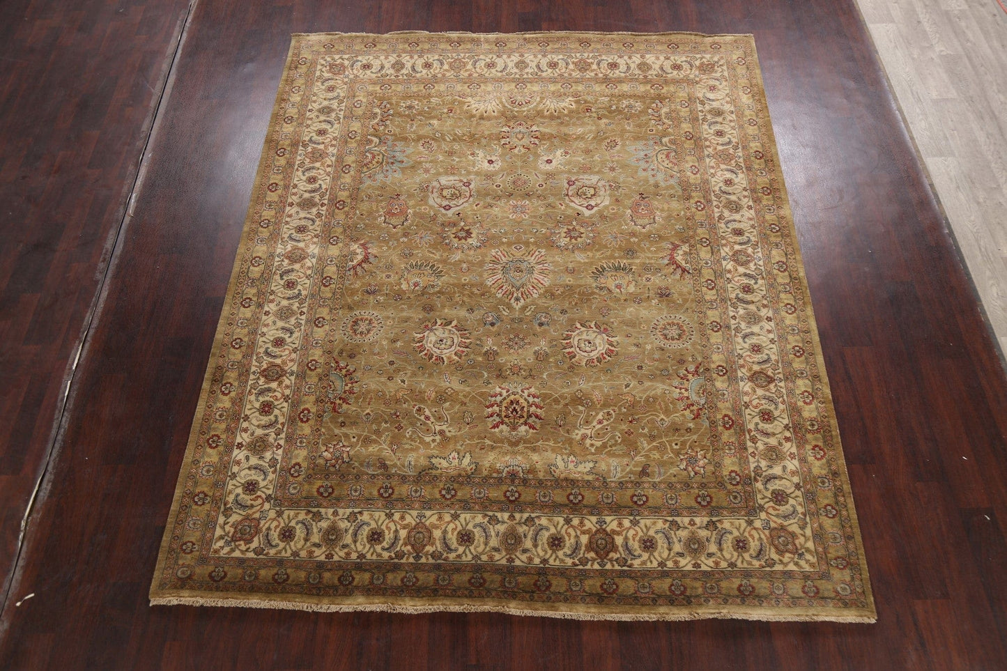 100% Vegetable Dye Kashan Oriental Area Rug 8x10