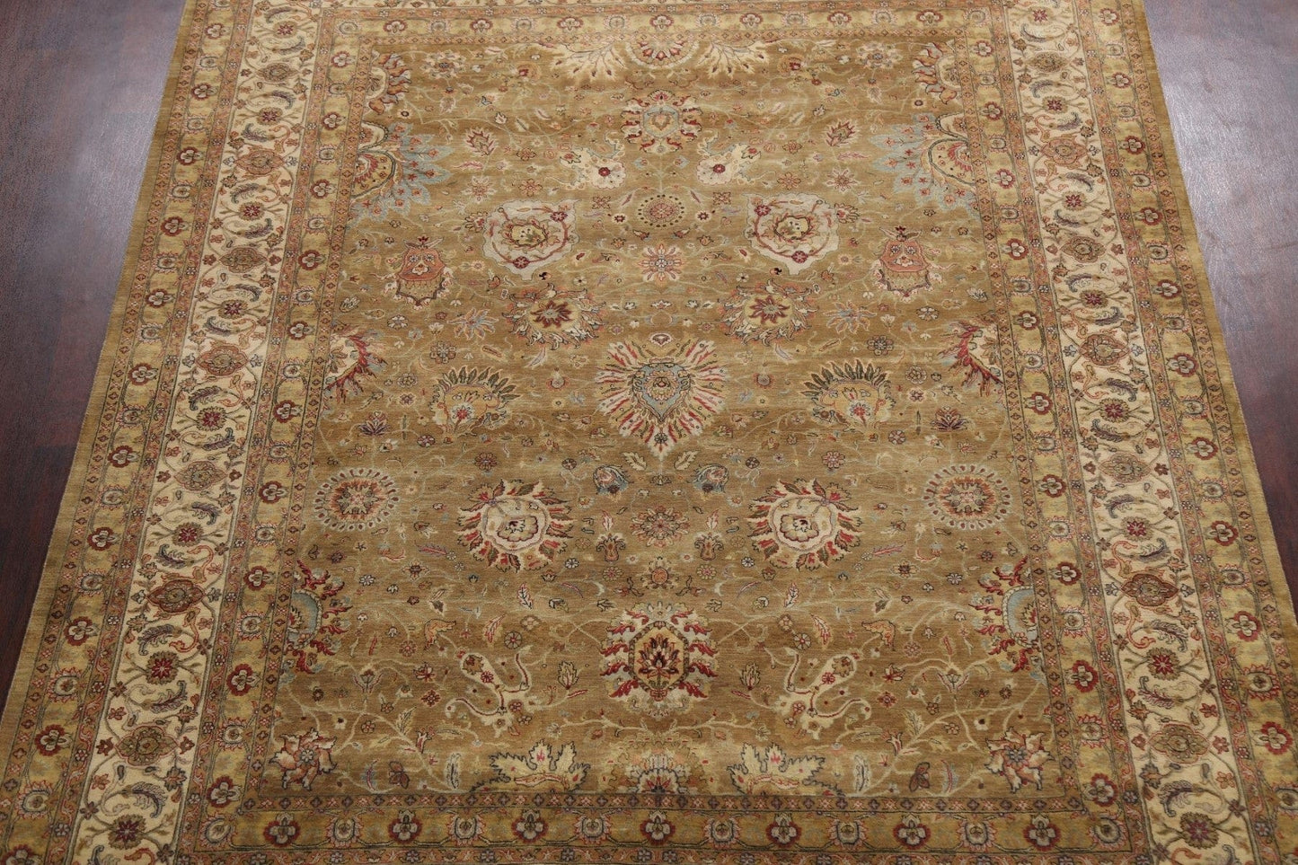 100% Vegetable Dye Kashan Oriental Area Rug 8x10