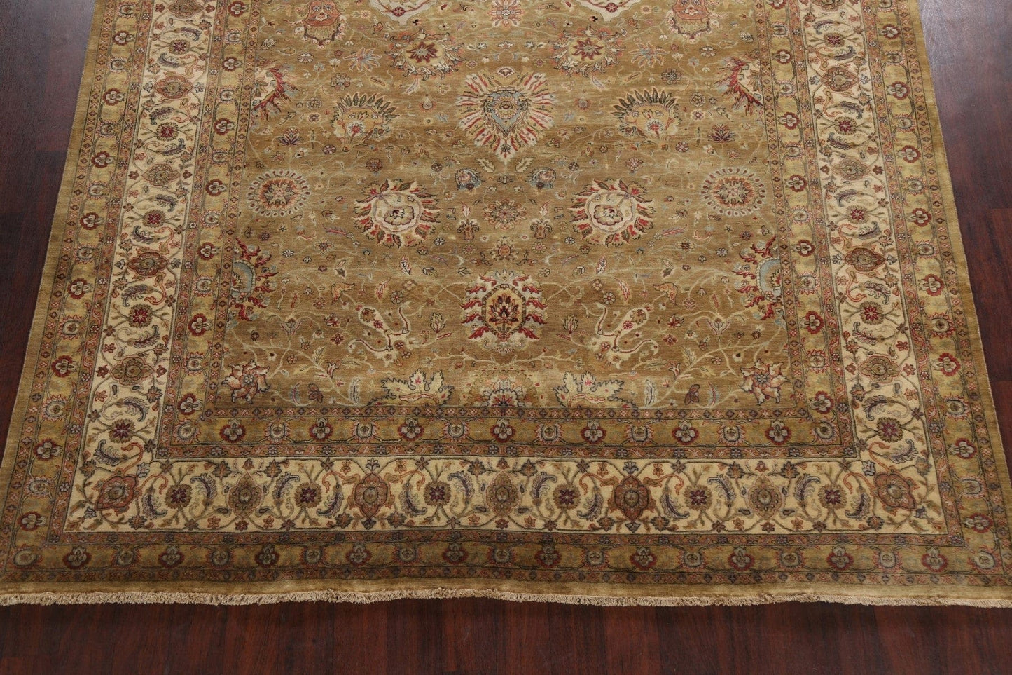 100% Vegetable Dye Kashan Oriental Area Rug 8x10