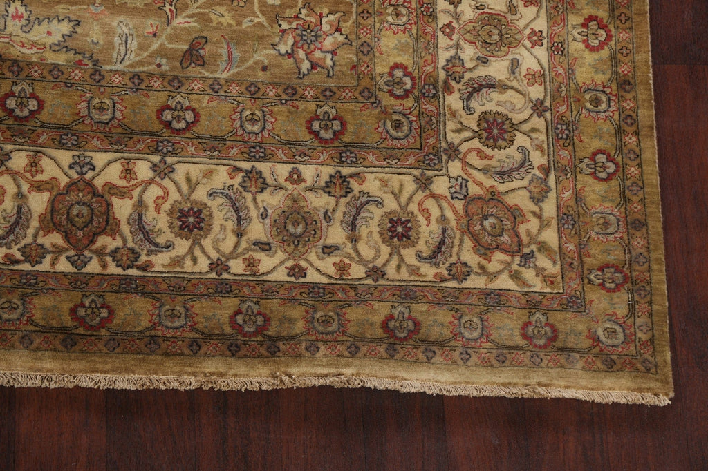 100% Vegetable Dye Kashan Oriental Area Rug 8x10