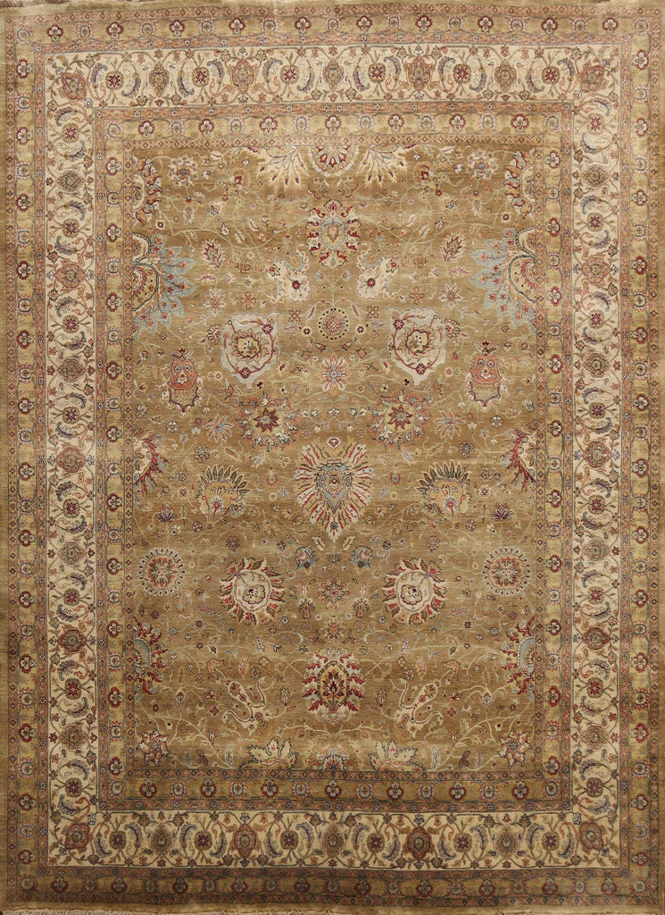 100% Vegetable Dye Kashan Oriental Area Rug 8x10