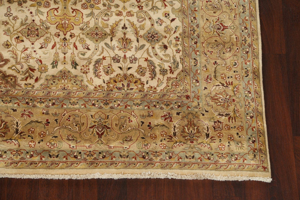 100% Vegetable Dye Kashan Oriental Area Rug 8x10