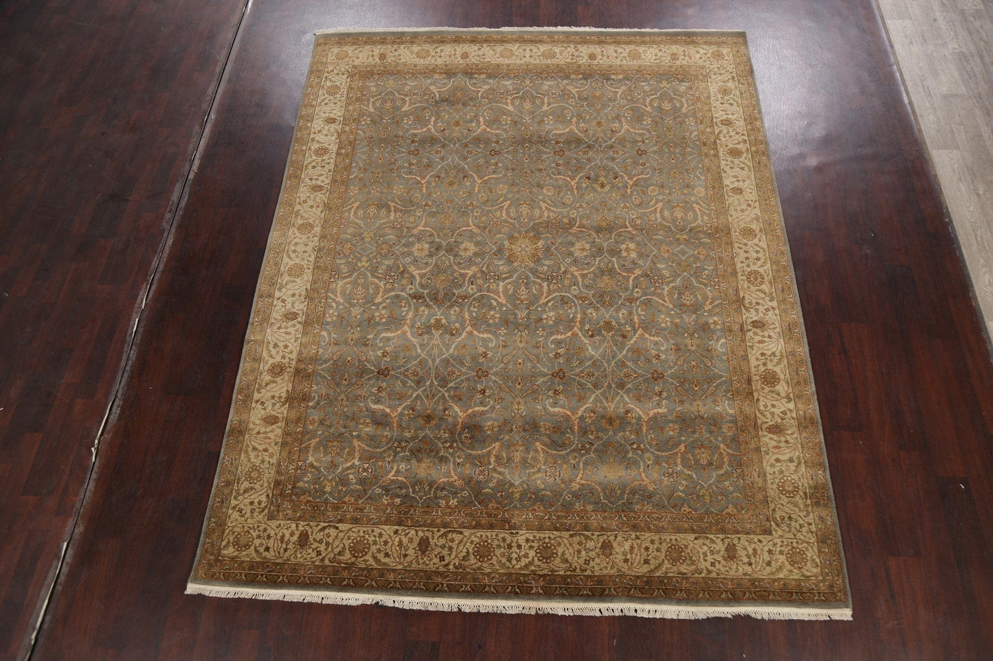 100% Vegetable Dye Kashan Oriental Area Rug 8x10