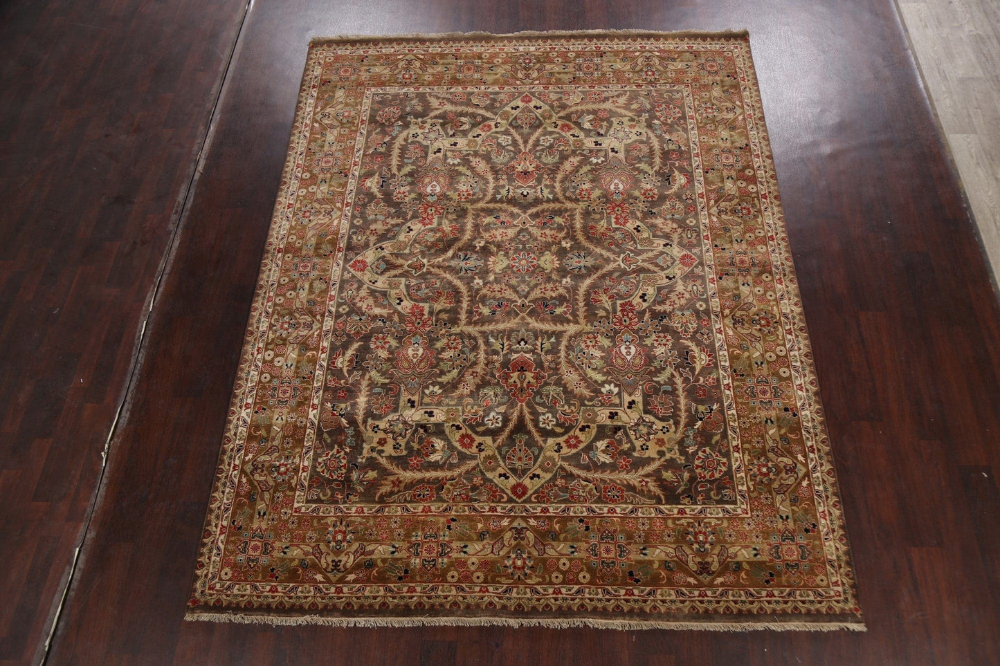 100% Vegetable Dye Kashan Oriental Area Rug 8x10