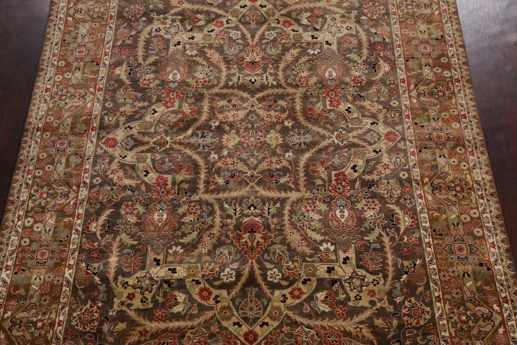 100% Vegetable Dye Kashan Oriental Area Rug 8x10