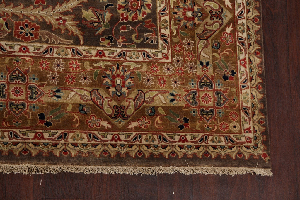 100% Vegetable Dye Kashan Oriental Area Rug 8x10