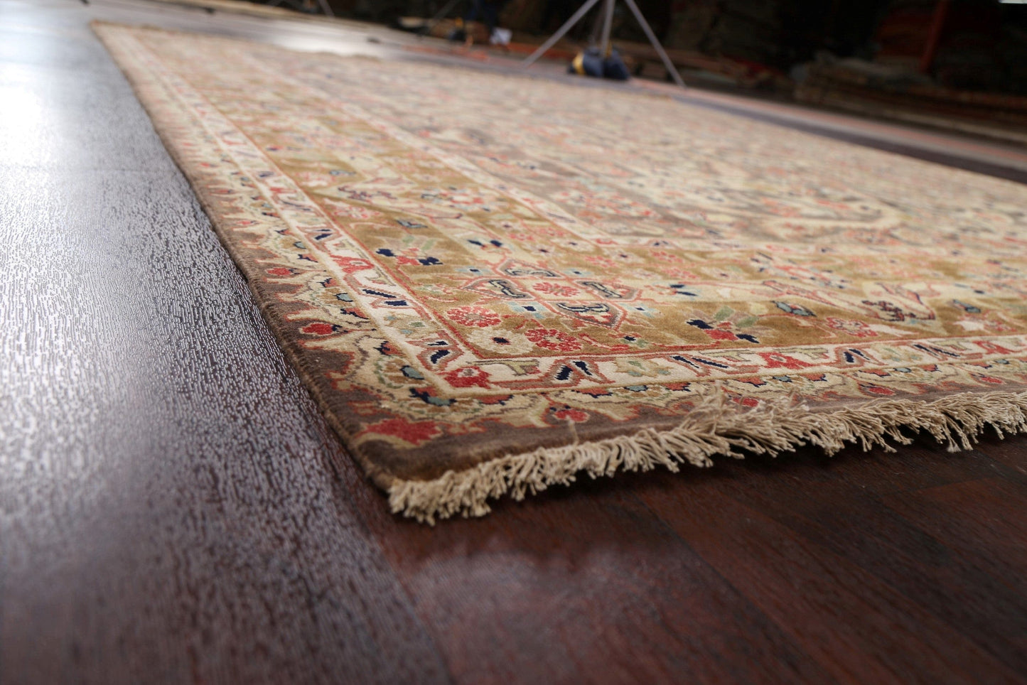 100% Vegetable Dye Kashan Oriental Area Rug 8x10