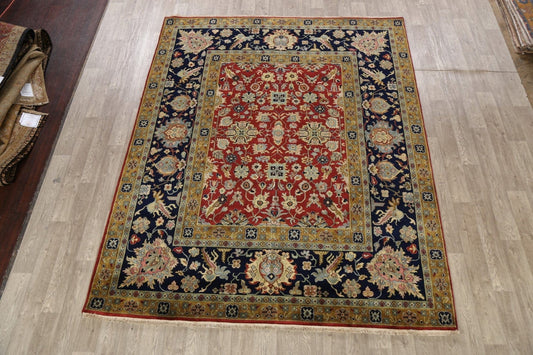 100% Vegetable Dye Kashan Oriental Area Rug 8x10