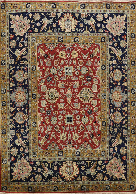 100% Vegetable Dye Kashan Oriental Area Rug 8x10