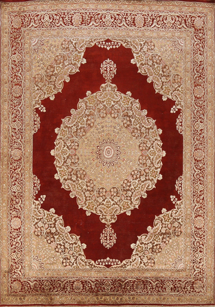 100% Vegetable Dye Kashan Oriental Area Rug 8x10