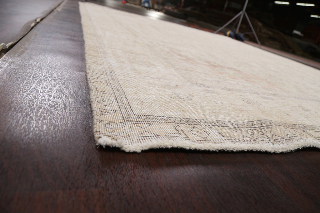 Muted Distressed Tabriz Persian Area Rug 10x12